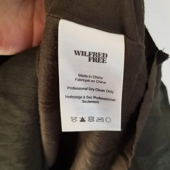 Artizia Wilfred Free Green Teigen Tee Shirt Shift Dress Size Large - Picture 8 of 11